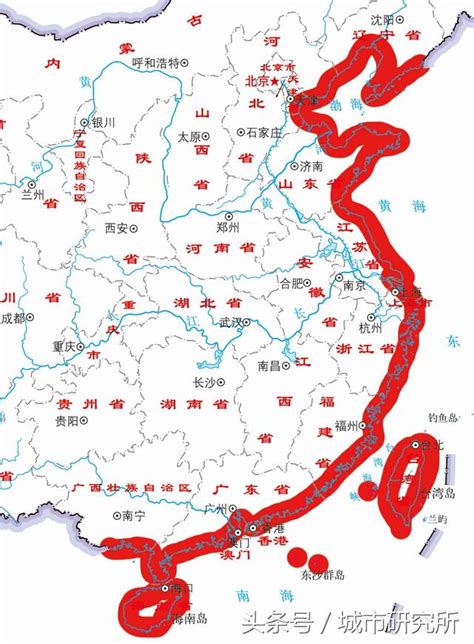 中國海岸線長度 pc桌面